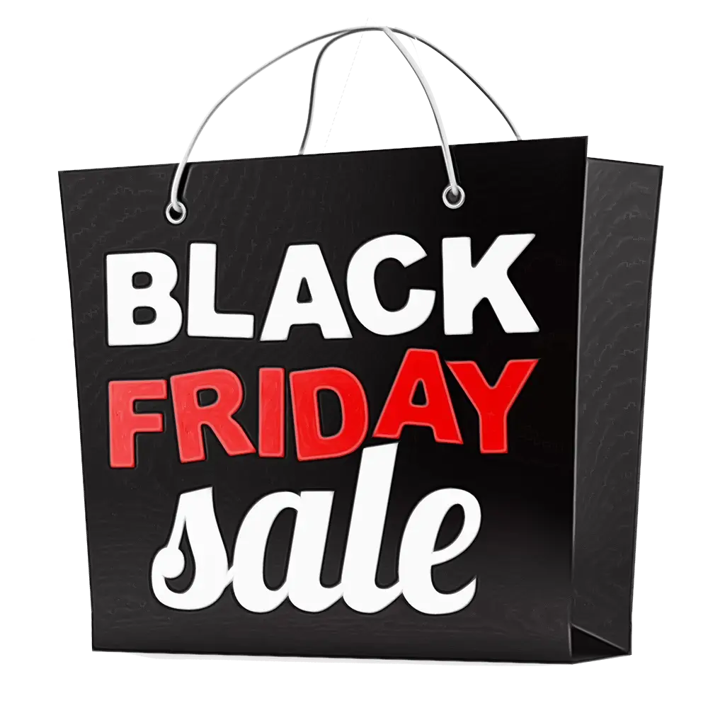 Black Friday Sale Shopping Bag Design