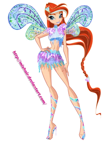 Dazzling Fairy Character with Wings