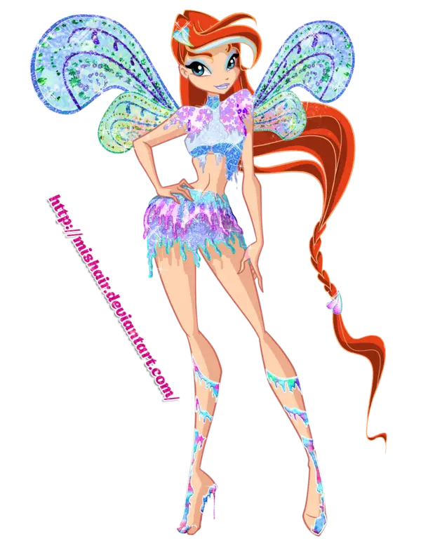Dazzling Fairy Character with Wings