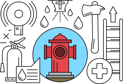 Fire Hydrant and Safety Equipment