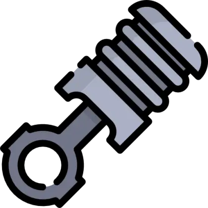 Metal Coil Spring with Loop Diagram