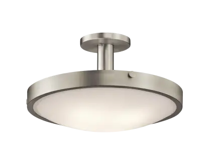 Modern Ceiling Lamp in Metallic Finish