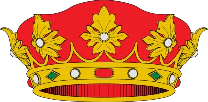 Red and Gold Royal Crown Illustration
