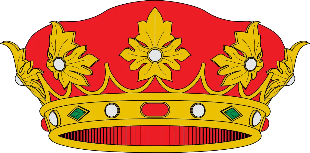 Red and Gold Royal Crown Illustration