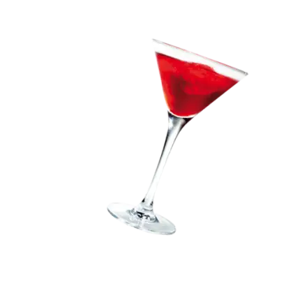 Red Cocktail Glass for Party Celebrations