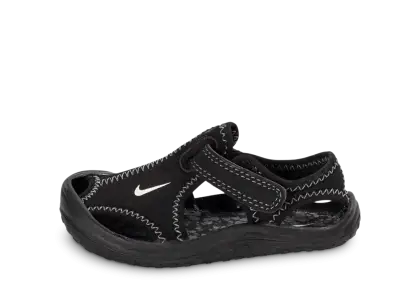 Black Sports Sandal with Adjustable Straps