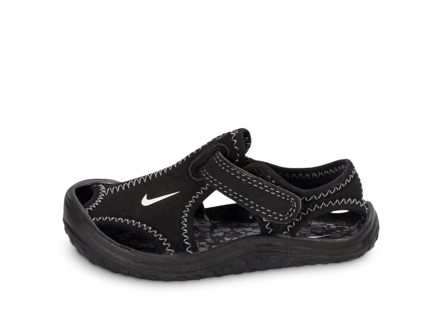 Black Sports Sandal with Adjustable Straps