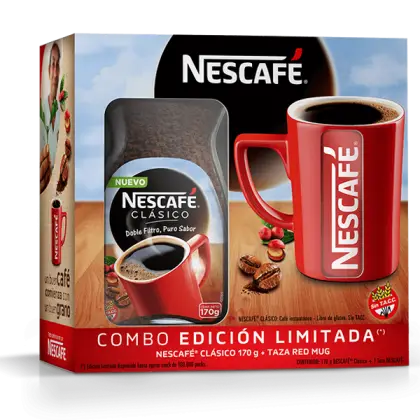 Nescafe Coffee with Red Mug