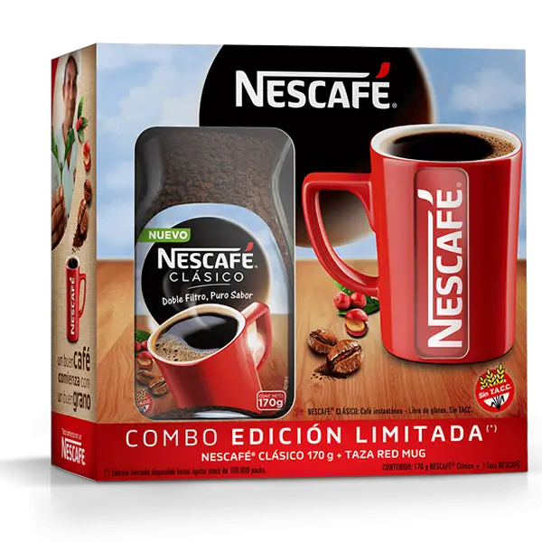 Nescafe Coffee with Red Mug