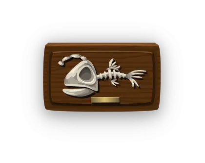 Cartoon Fish Skeleton