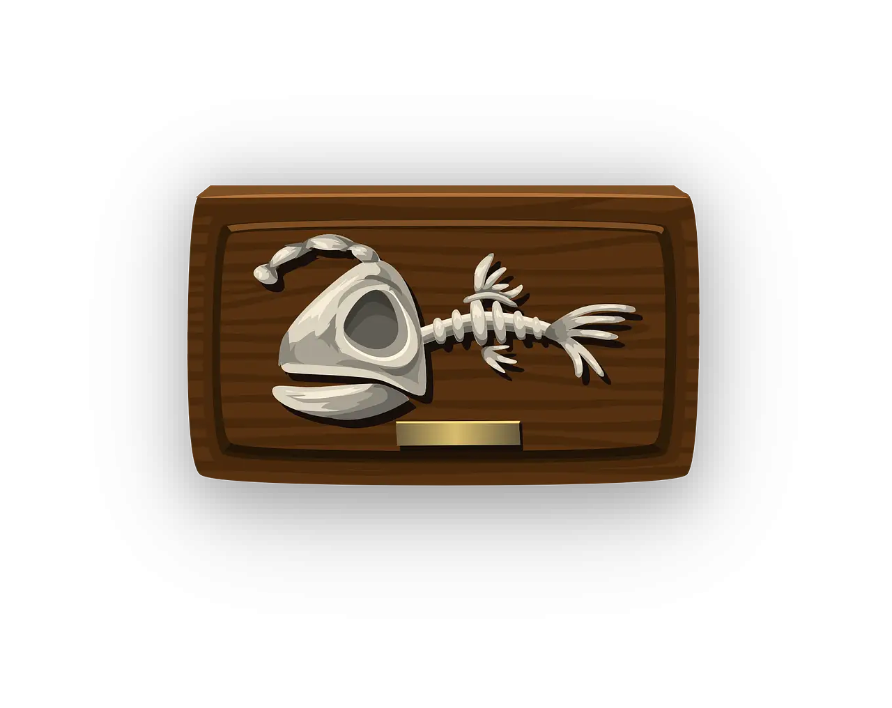Cartoon Fish Skeleton