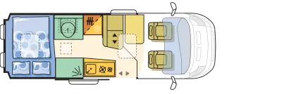 Detailed RV Floor Plan for Travel Enthusiasts