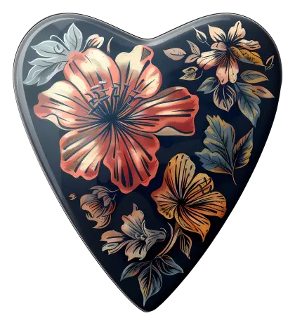 Floral Decorative Heart