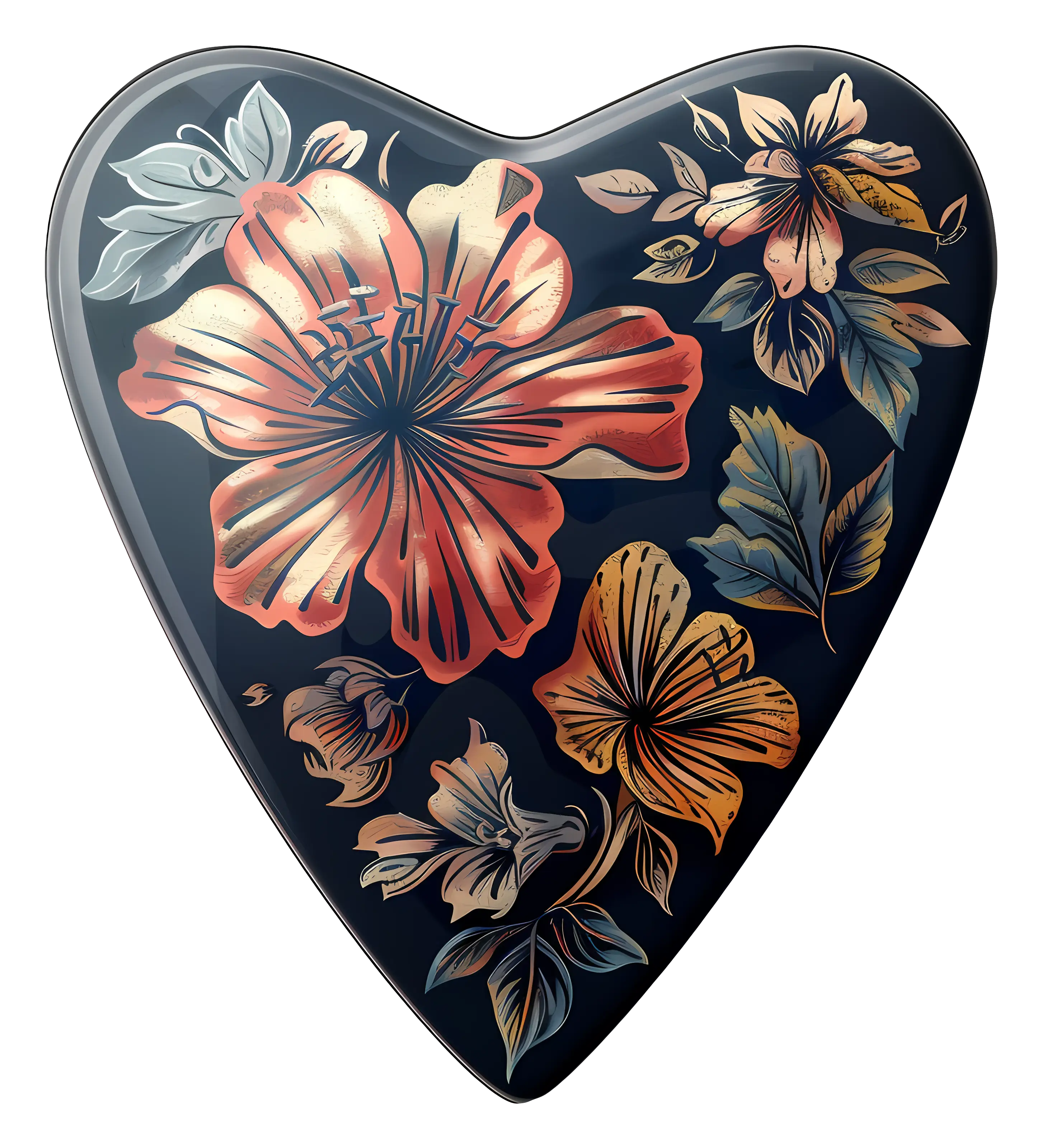 Floral Decorative Heart
