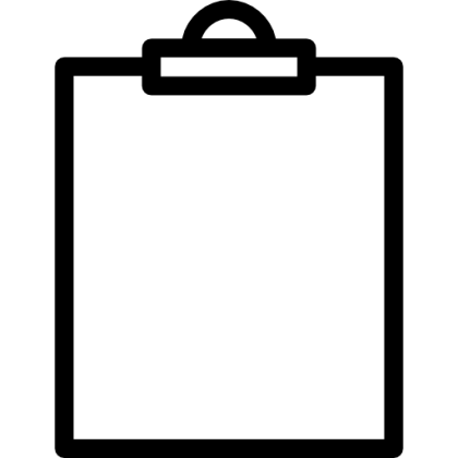 Minimal Clipboard Icon Design