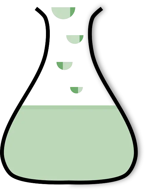 Green Chemistry Flask for Science Illustration