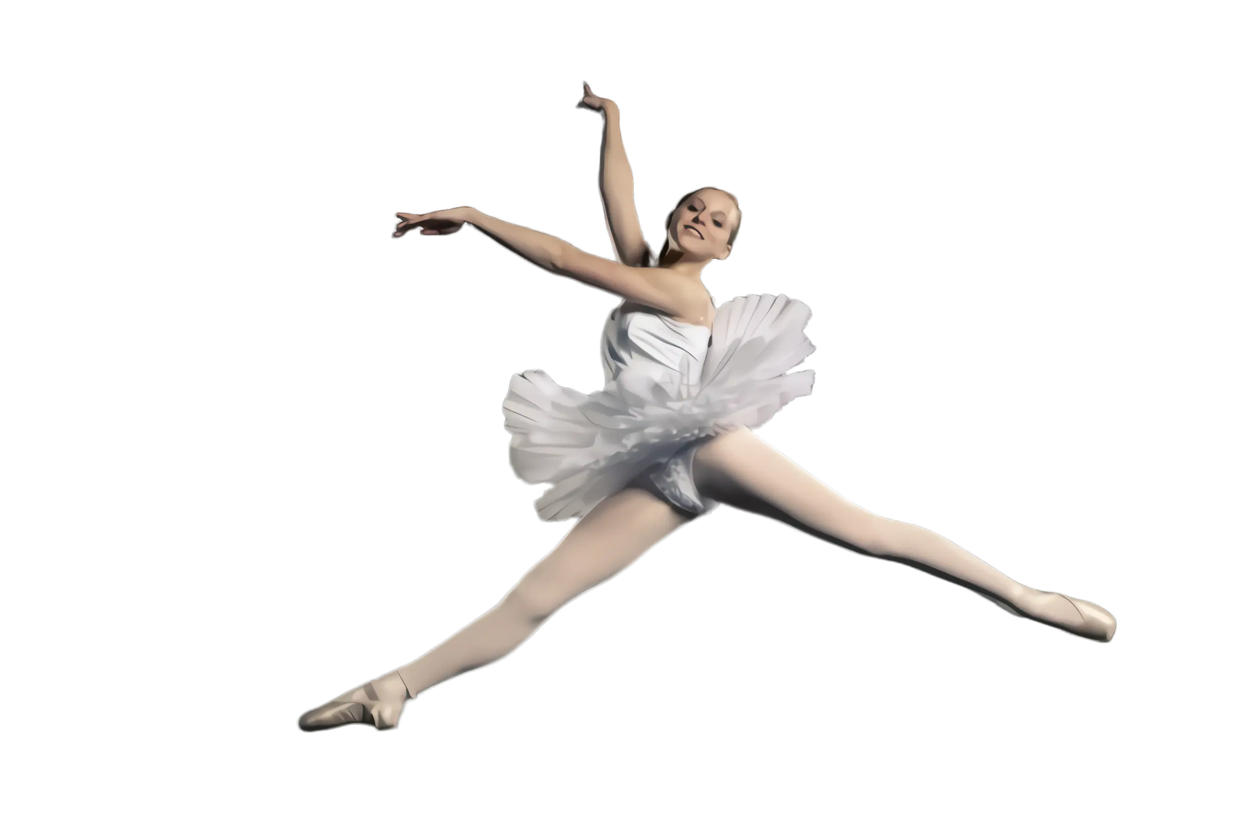 Ballet Dancer Performing a Graceful Leap