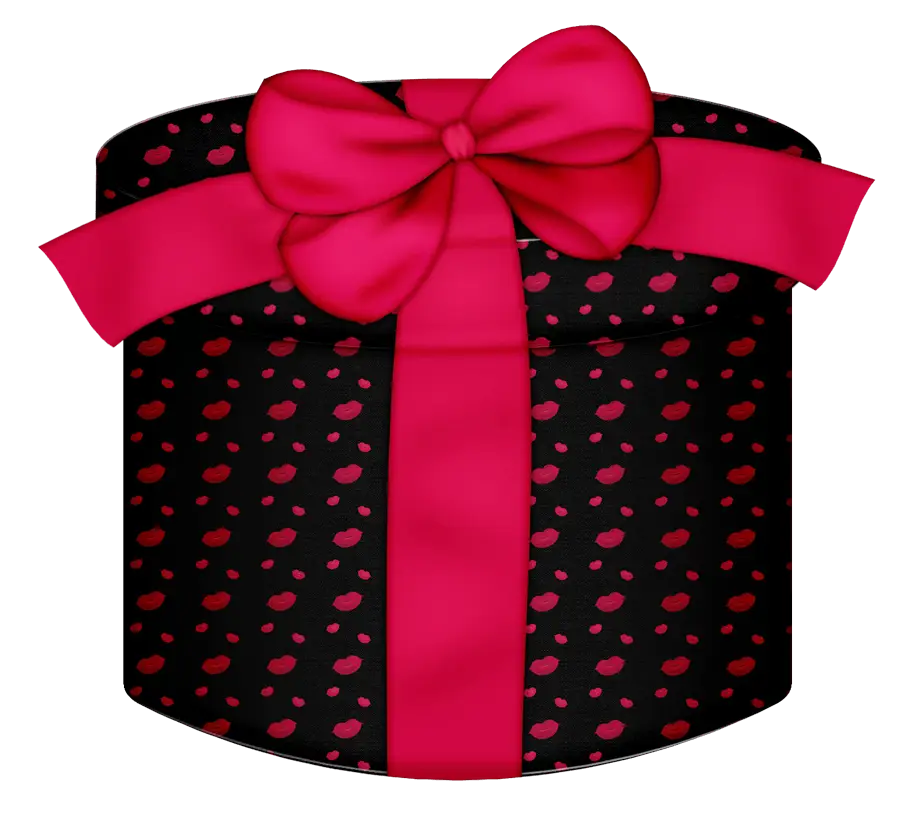 Decorative Gift Box with Red Bow