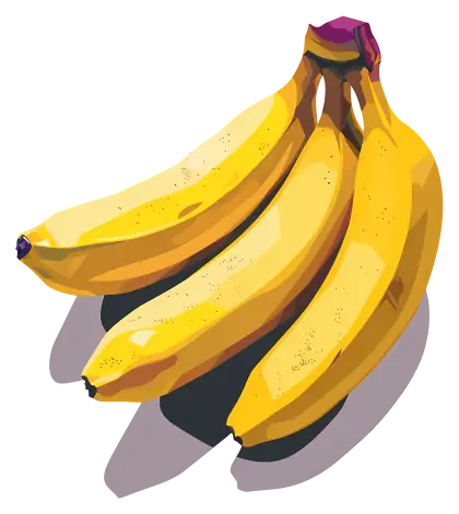 Bunch of Bananas Illustration