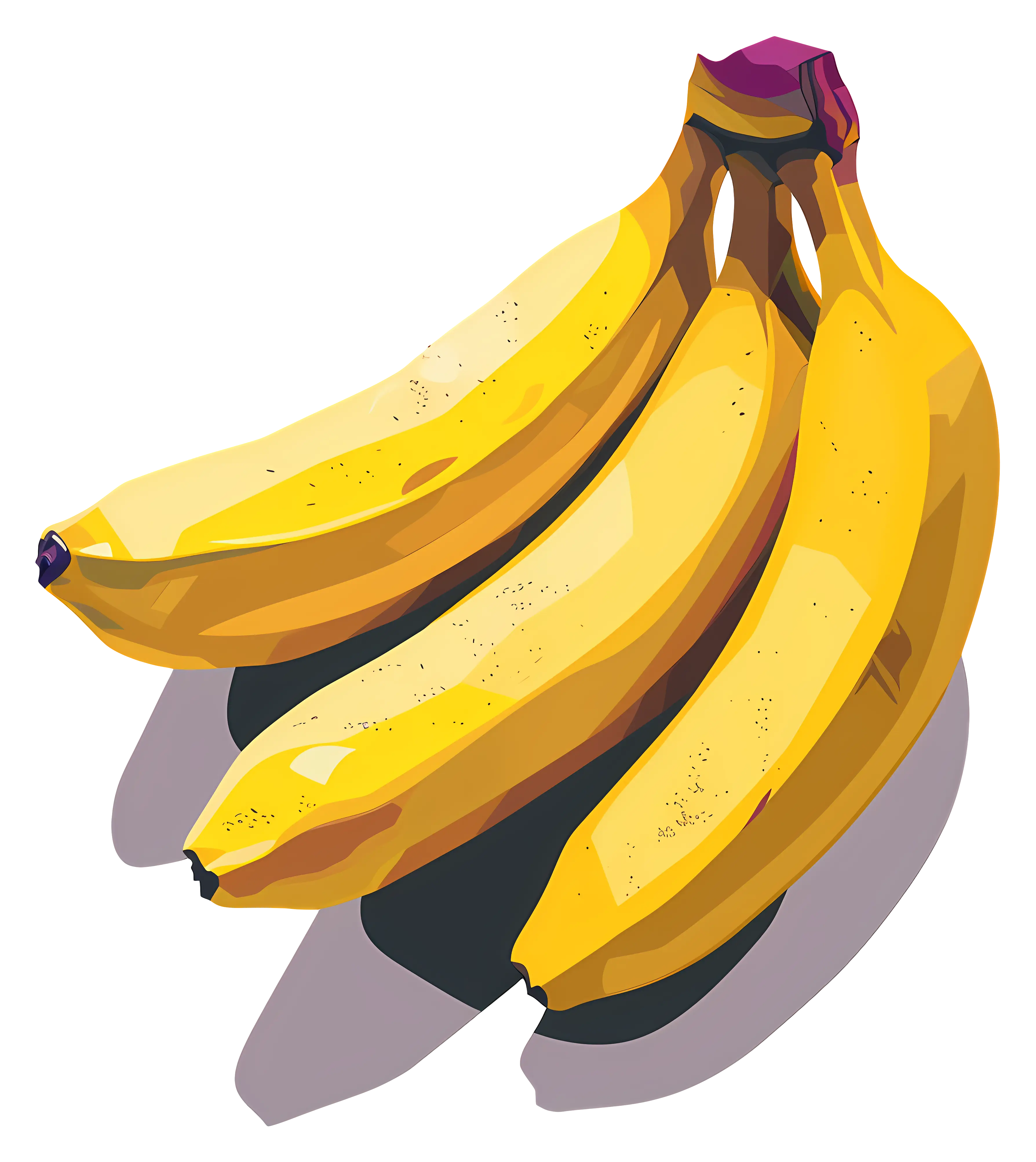 Bunch of Bananas Illustration