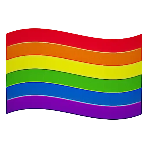 Illustration of the Rainbow Pride Flag