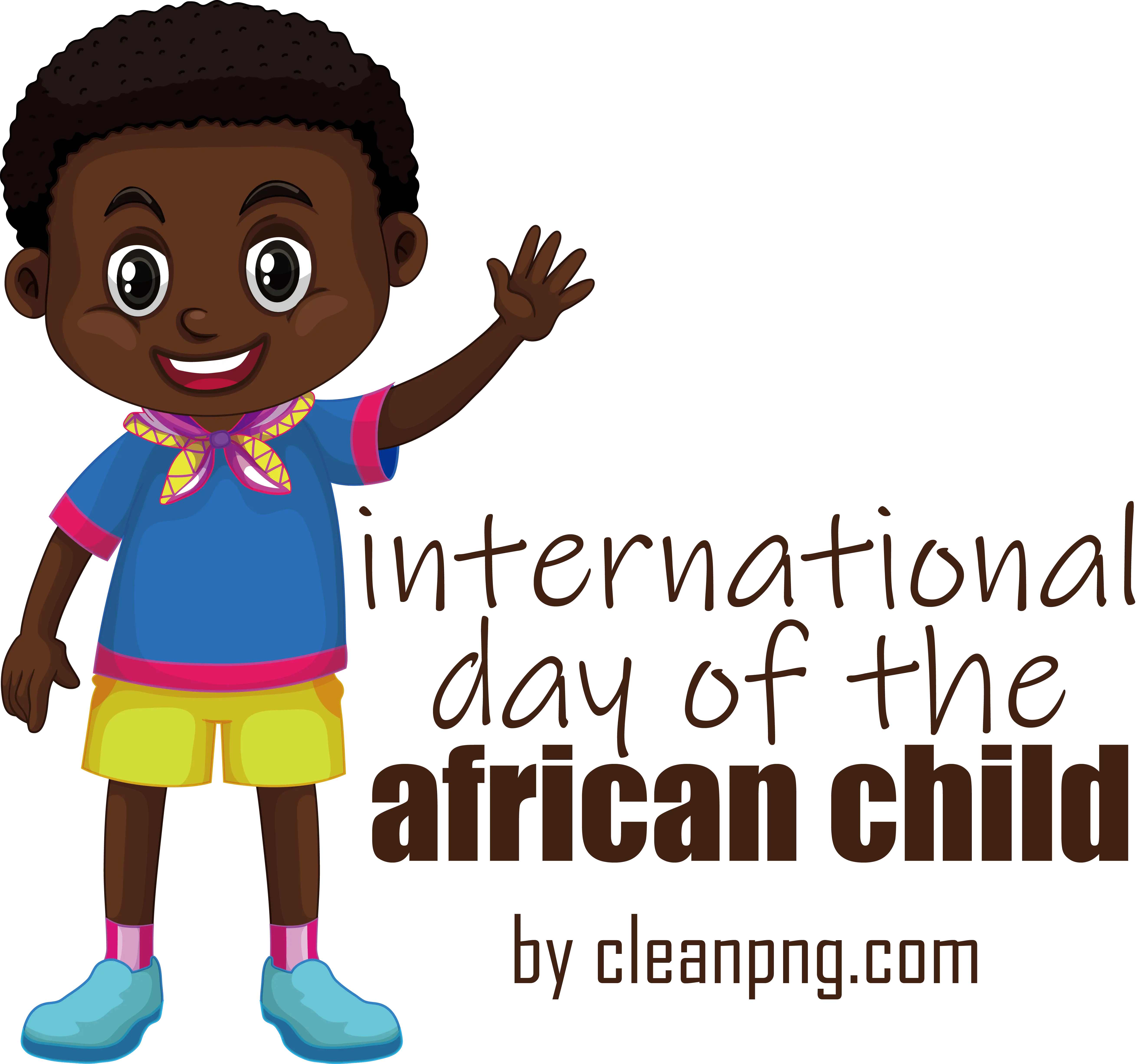 Child Illustration for International Day of the African Child