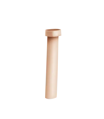 Beige Pipe Cylinder