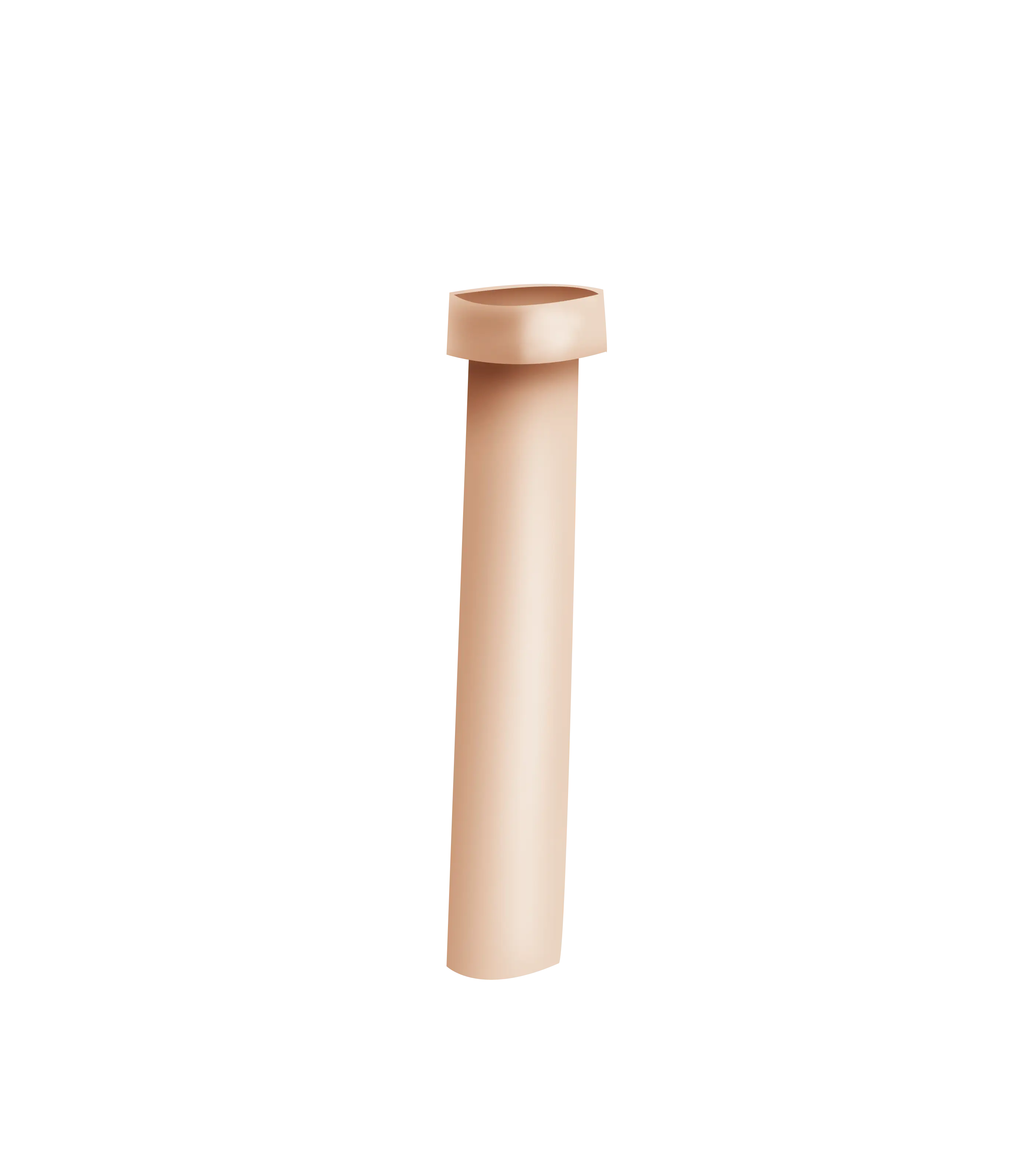 Beige Pipe Cylinder