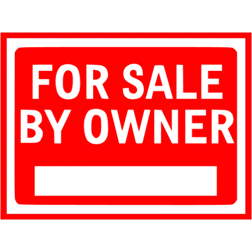 Red For Sale By Owner Sign