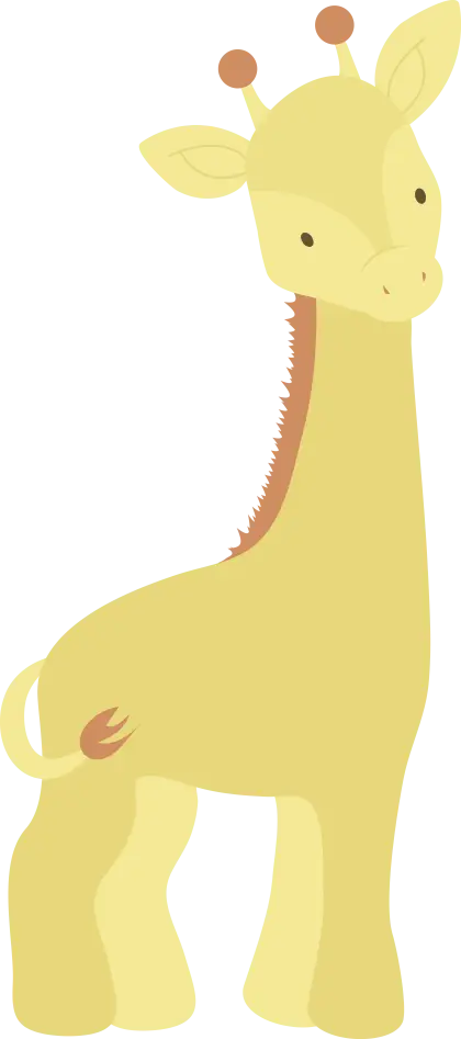 Cute Yellow Giraffe