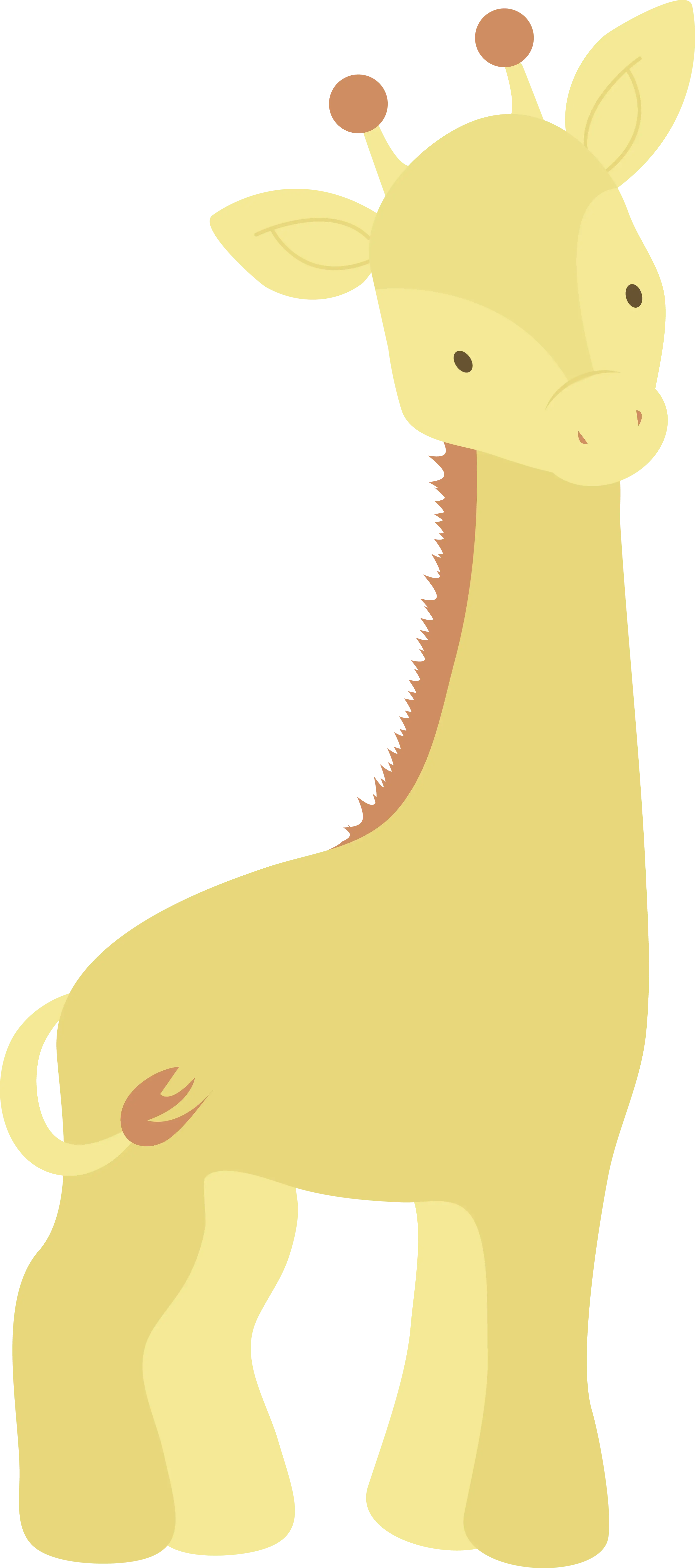 Cute Yellow Giraffe