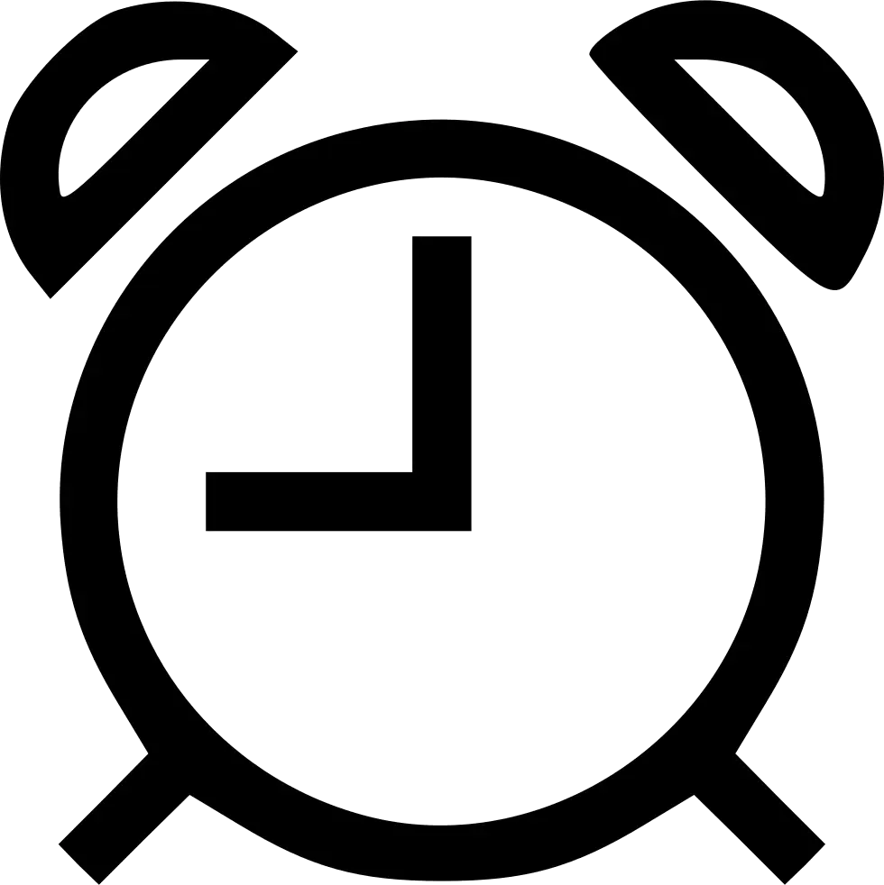 Alarm Clock Icon Illustration