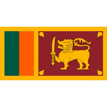 Flag of Sri Lanka Featuring the Lion and Sword
