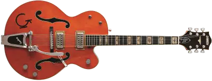 Orange Electric Guitar