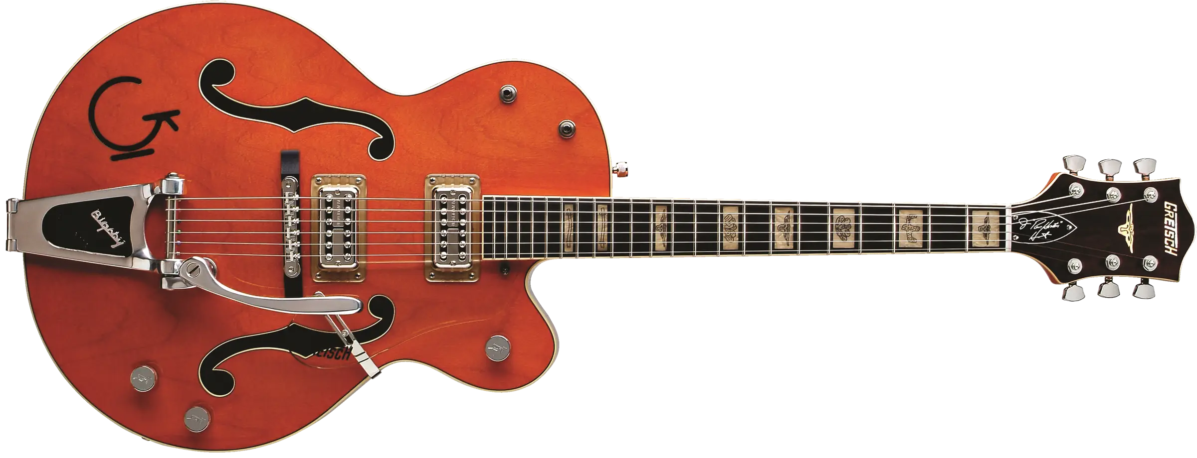 Orange Electric Guitar