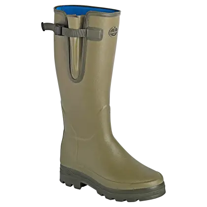 Green Rubber Rain Boot for Outdoor Use
