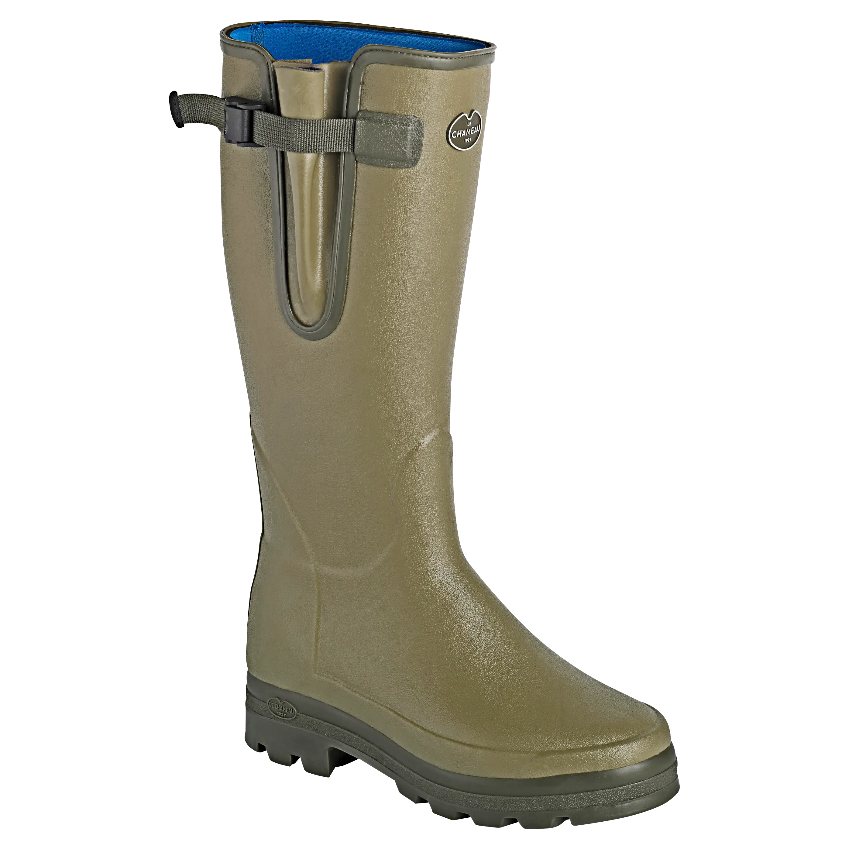 Green Rubber Rain Boot for Outdoor Use