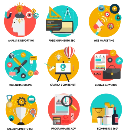 Digital Marketing Icons Set