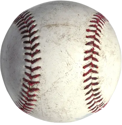 Dirty and Used Baseball