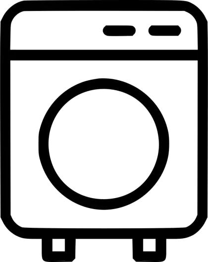 Washing Machine Icon Illustration