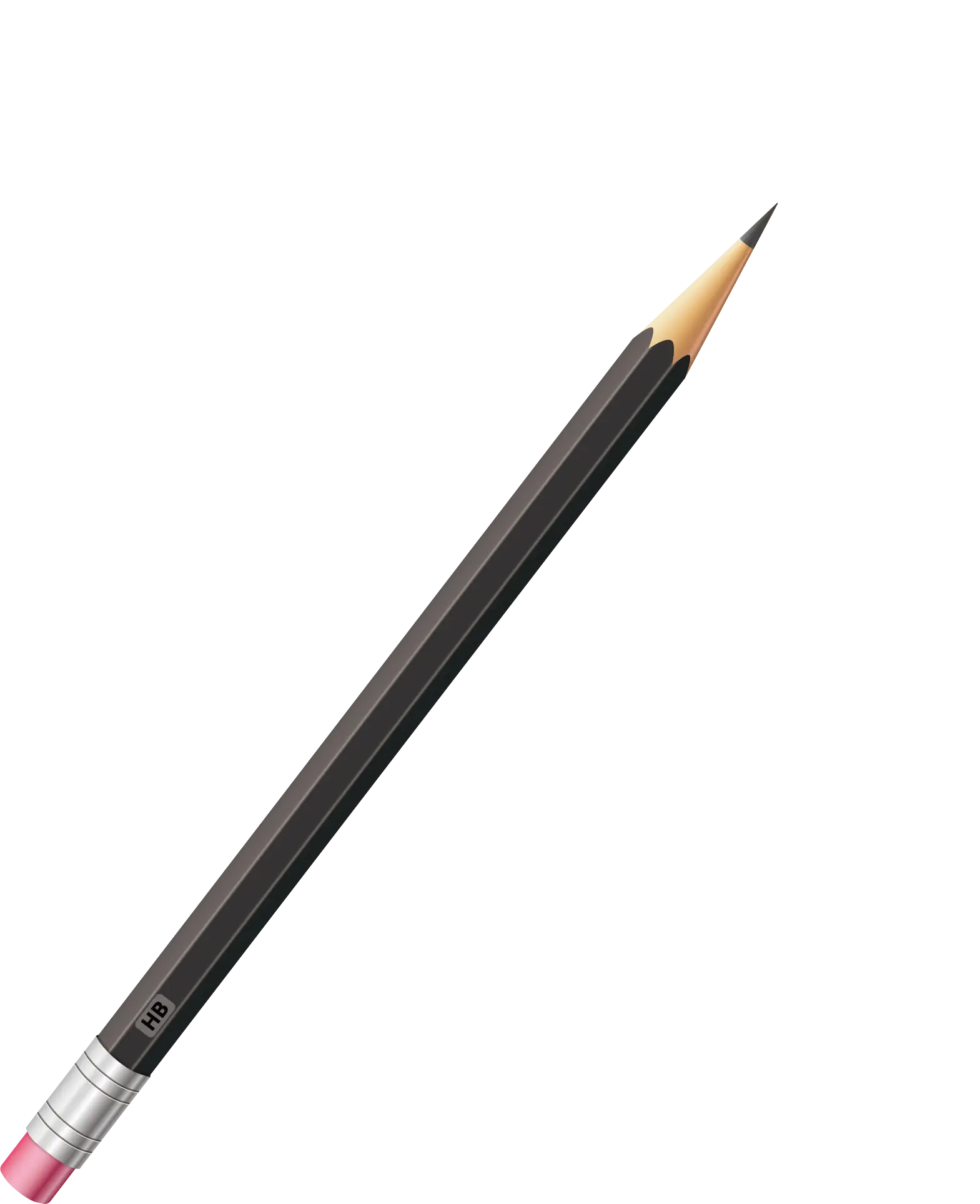 Black Pencil with Eraser