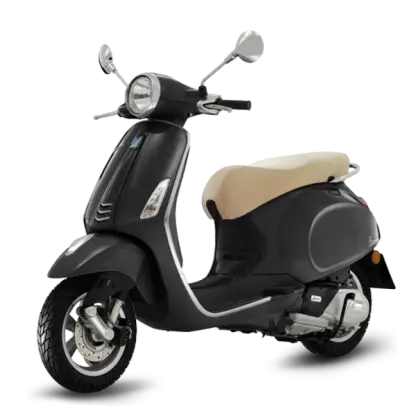 Stylish Black Motor Scooter