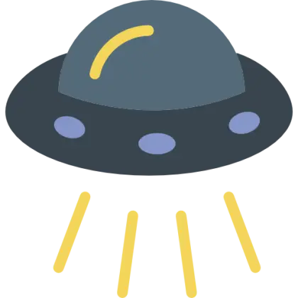 Cartoon UFO Illustration