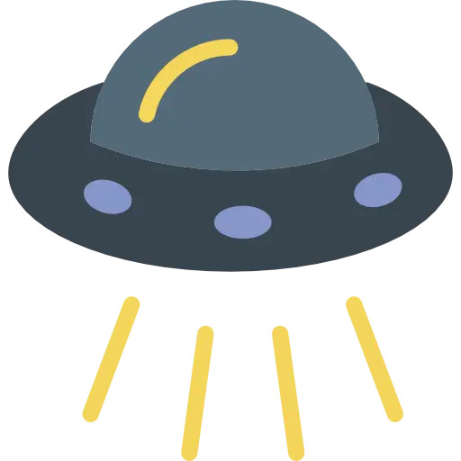 Cartoon UFO Illustration