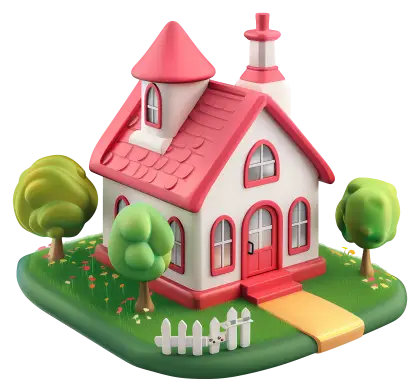 Small Cute Doodle House