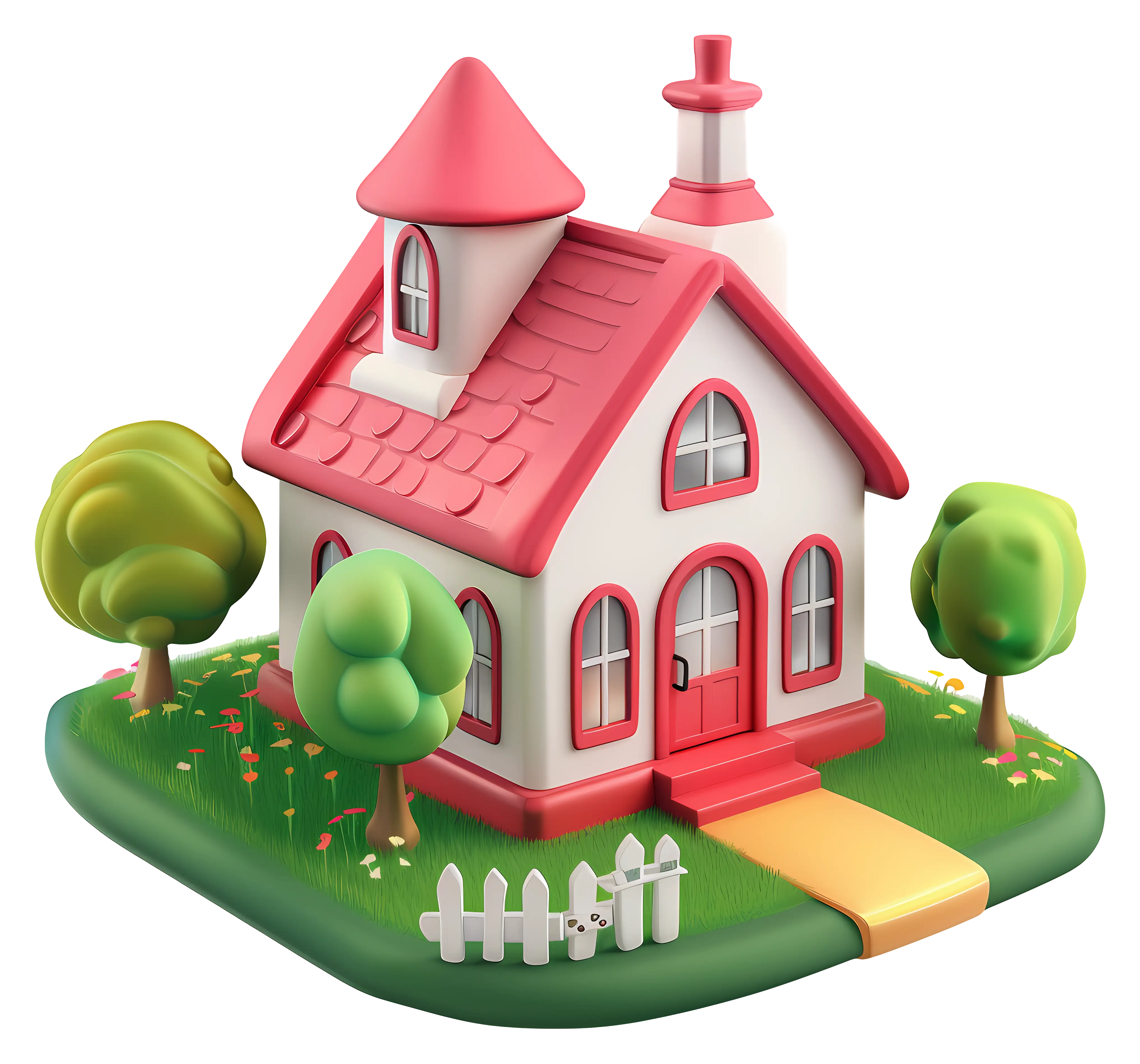 Small Cute Doodle House