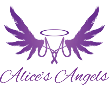 Alice&#039;s Angels Purple Wings Logo