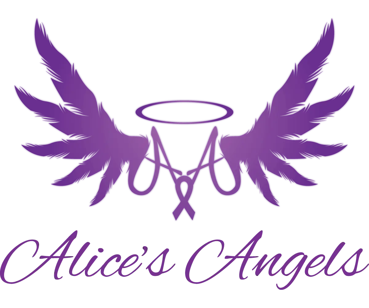 Alice's Angels Purple Wings Logo