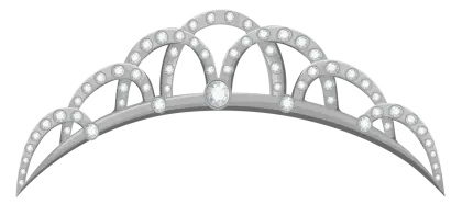 Silver Tiara with Diamonds for Special Occasions