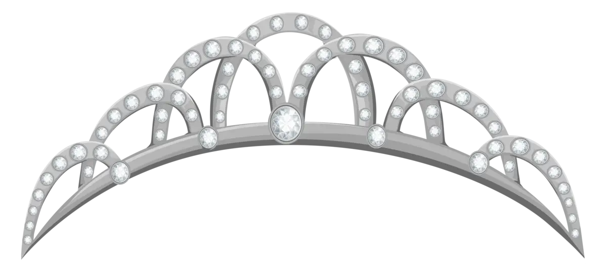 Silver Tiara with Diamonds for Special Occasions